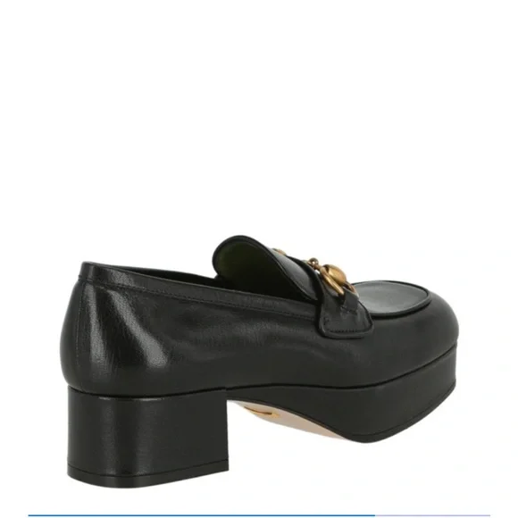 Gucci Horsebit Houdan leather heel loafers - Picture 3 of 14